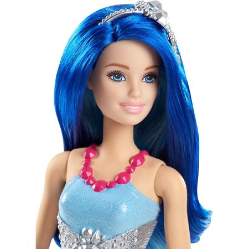 Barbie Dreamtopia Mermaid Doll with Blue Jewel-Themed Tail