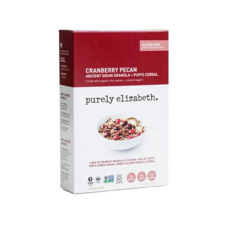Purely Elizabeth Granola + Puffs Cereal, Cranberry Pecan, 8 Oz