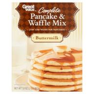 Great Value Buttermilk Complete Pancake & Waffle Mix, 32 oz