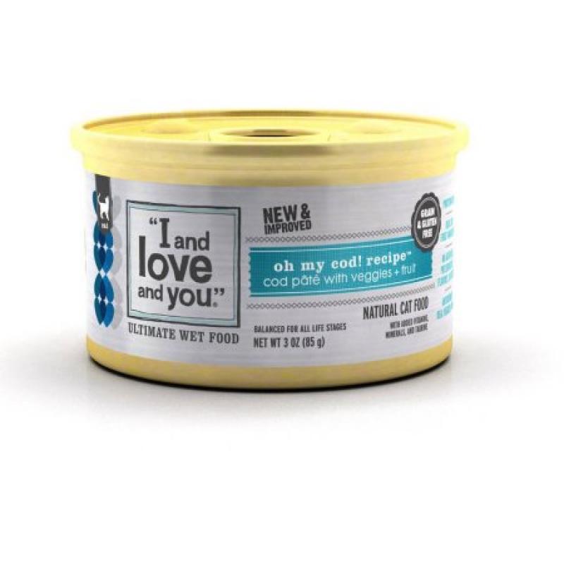 I And Love And You Oh My Cod! Pate Canned, 3 oz, 24-Pack