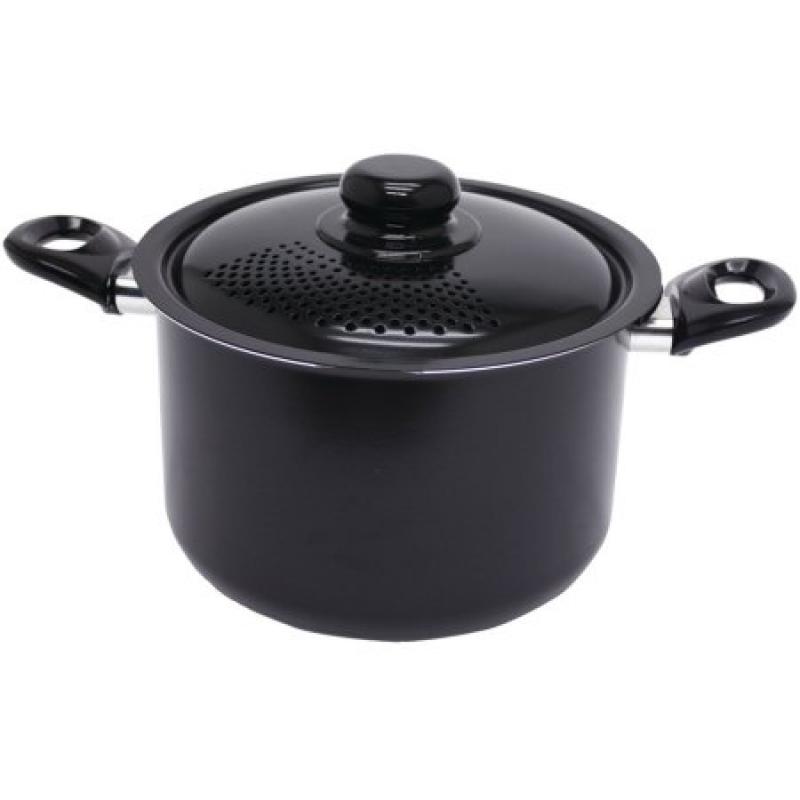 Starfrit Starbasix 6-Quart Stockpot with Perforated Lid: