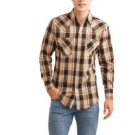 Plains Men's Long Sleeve Basic Snap Western Shirt