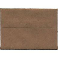 JAM Paper 4 Bar/A1 3-5/8" x 5-1/8" 100 Percent Recycled Paper Kraft Invitation Envelope, Brown Kraft, 25pk