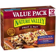 Nature Valley Chewy Granola Bar Trail Mix Variety Pack of Dark Chocolate & Nut and Fruit & Nut 12 - 1.2 oz Bars