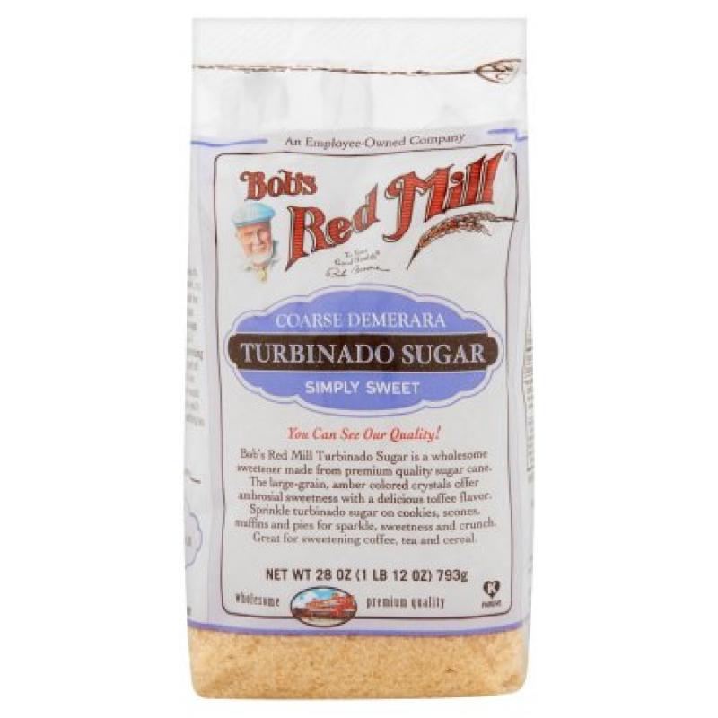 Bob&#039;s Red Mill Simply Sweet Coarse Demerara Turbinado Sugar, 28 oz, 4 pack