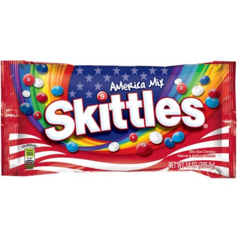 Skittles America Mix Candy, 14 oz