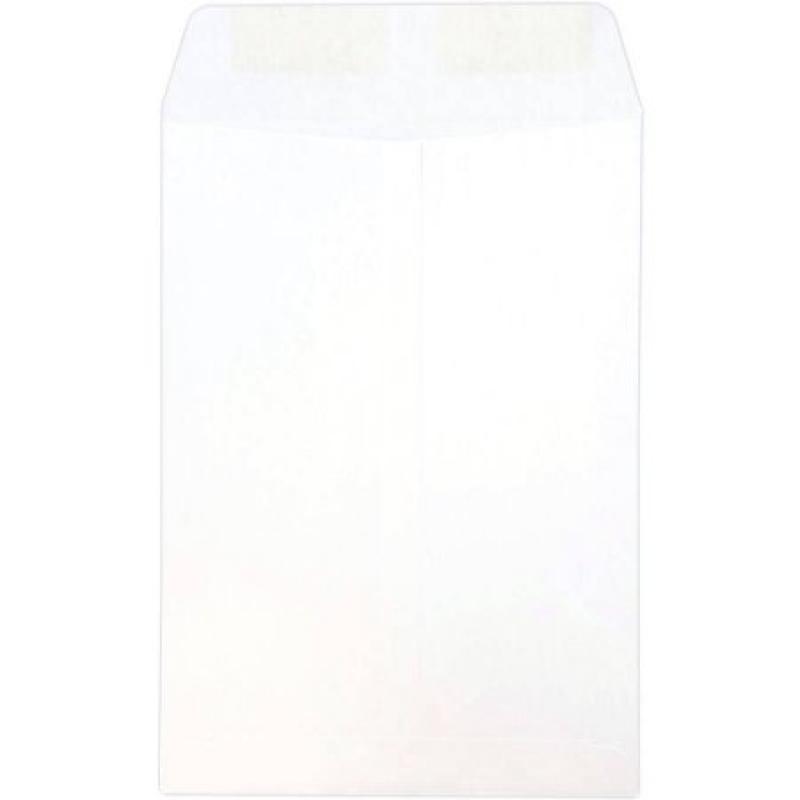 JAM Paper Open End Catalog Envelopes, 7-1/2" x 10-1/2", White, 25pk