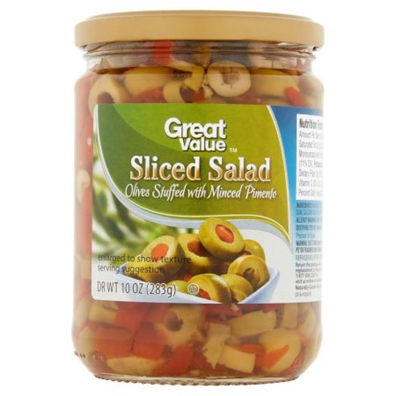 Great Value Sliced Salad Olives, 10 oz