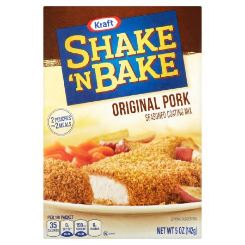 Kraft Shake &#039;n Bake Original Pork Seasoned Coating Mix 5 oz. Box