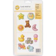 Wilton 10-Cavity Candy Mold, Baby, 10-Designs 2115-1605