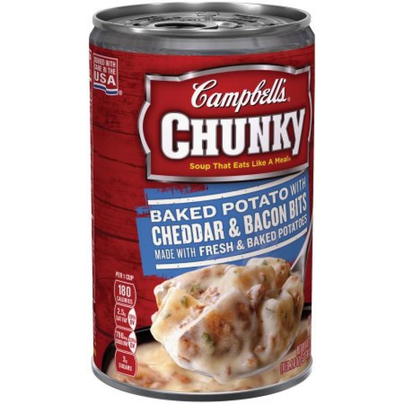 Campbell&#039;s Chunky Baked Potato with Cheddar & Bacon Bits Soup 18.8oz