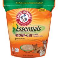 Arm & Hammer Essentials Multi-Cat Natural Clumping Cat Litter, 18 lbs.