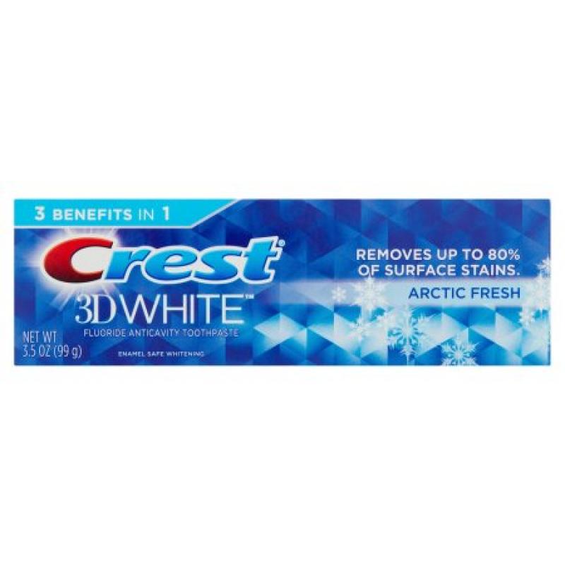 Crest 3D White Arctic Fresh Whitening Toothpaste, 3.5 oz