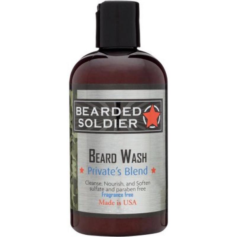 Bearded Soldier Private's Blend Beard Wash, 4 fl oz