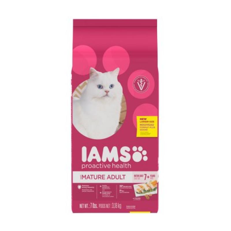 IAMS PROACTIVE HEALTH MATURE ADULT Dry Cat Food 7 Pounds