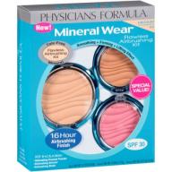 Physicians Formula Mineral Wear Flawless Airbrushing Kit, Medium, 3 pc