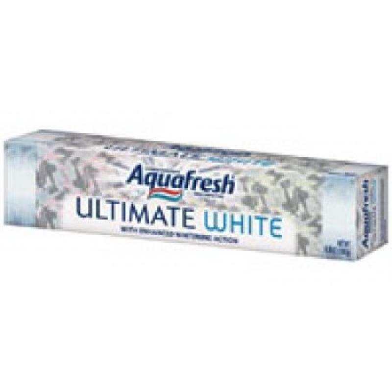 Aquafresh Triple Protection Ultimate White Fluoride Toothpaste, Frost Mint, 6 Oz