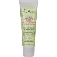 SheaMoisture Raw Shea & Cupuacu Daily Defense Facial Cream Cleanser with Passiflora & Pistachio Oils, 4 fl oz
