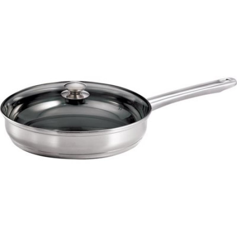 Mainstays 10" Stainless Steel Covered Saute Pan