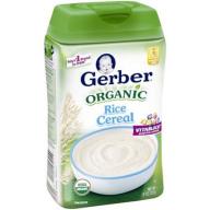 Gerber® Organic Rice Cereal