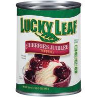 Lucky Leaf® Cherries Jubilee Topping 21 oz. Can