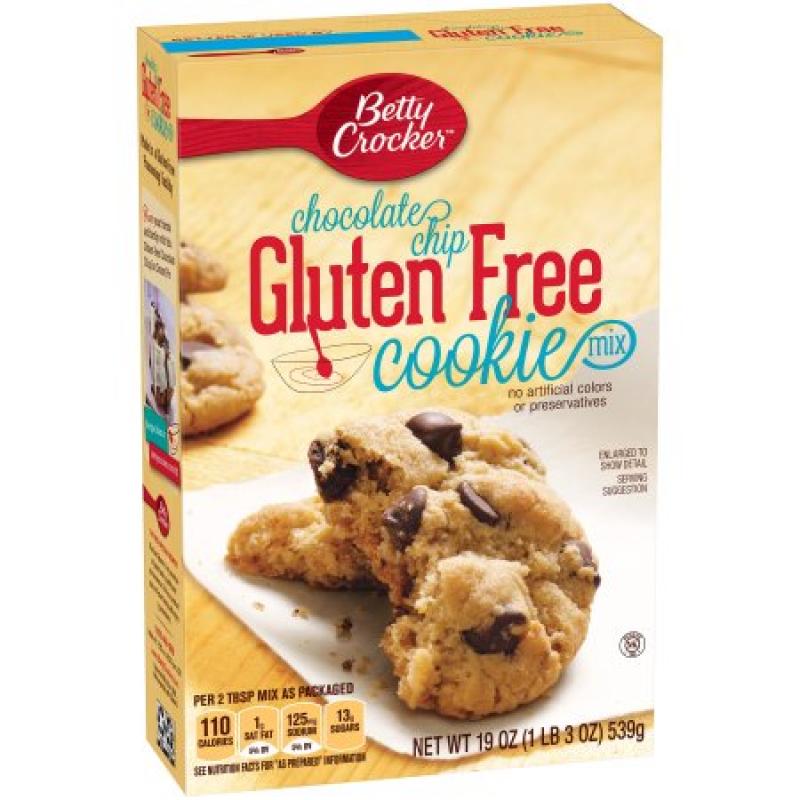 Betty Crocker Gluten Free non-GMO Cookie Mix Chocolate Chip 19.0 oz Box