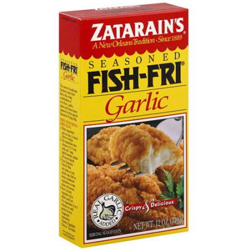 Zatarain&#039;s Fish-Fri Garlic Seasoning, 12 oz (Pack of 12)