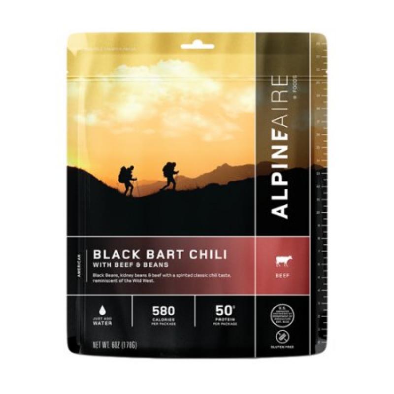 Alpine Aire Foods 60407 Black Bart Chili W/beef & Beans Serves 2