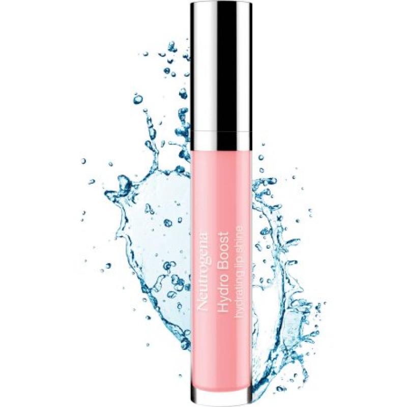 Neutrogena Hydro Boost Hydrating Lip Shine, 10 Soft Blush, 0.10 oz