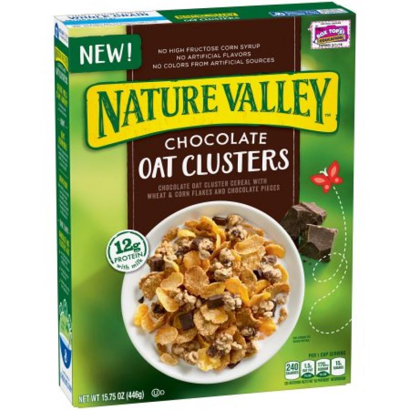 Nature Valley Chocolate Oat Clusters Cereal 15.75 oz. Box