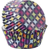 Wilton Geometric Confetti Cupcake Liners, 50-Count, 415-7022