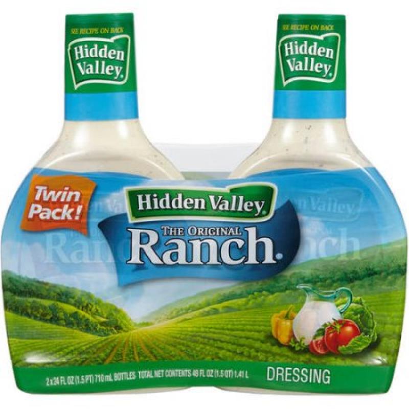 Hidden Valley Original Ranch Salad Dressing, 32 fl oz, (Pack of 2)
