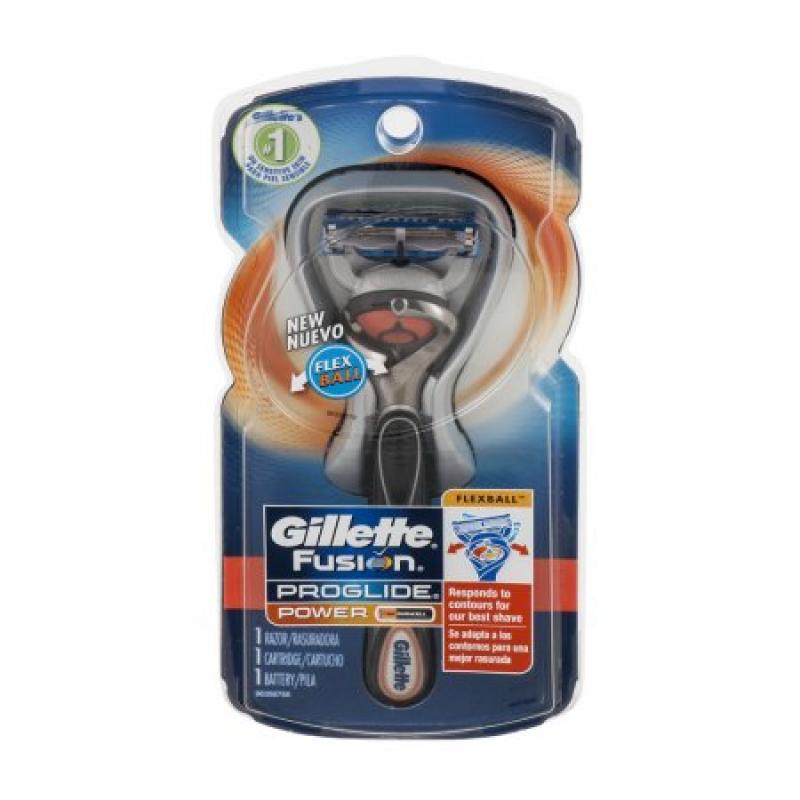 Gillette Fusion ProGlide Power Men's Razor with FlexBall Handle, 1.0 CT