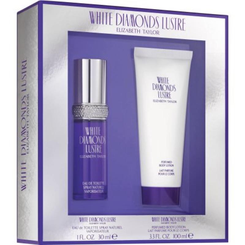 Elizabeth Taylor White Diamonds Lustre Fragrance Gift Set, 2 pc