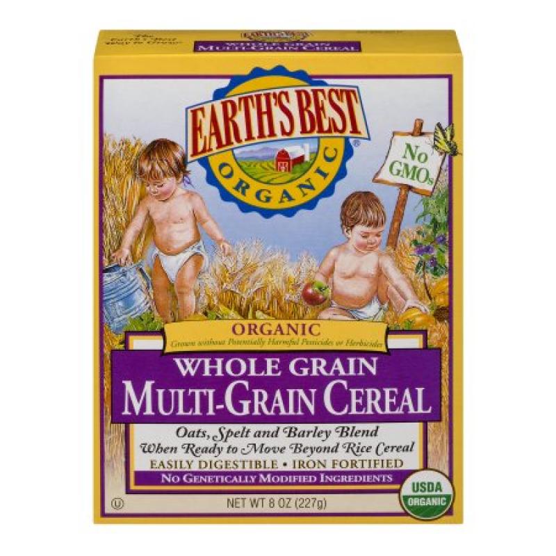 Earth's Best Organic Whole Grain Multi-Grain Cereal, 8.0 OZ