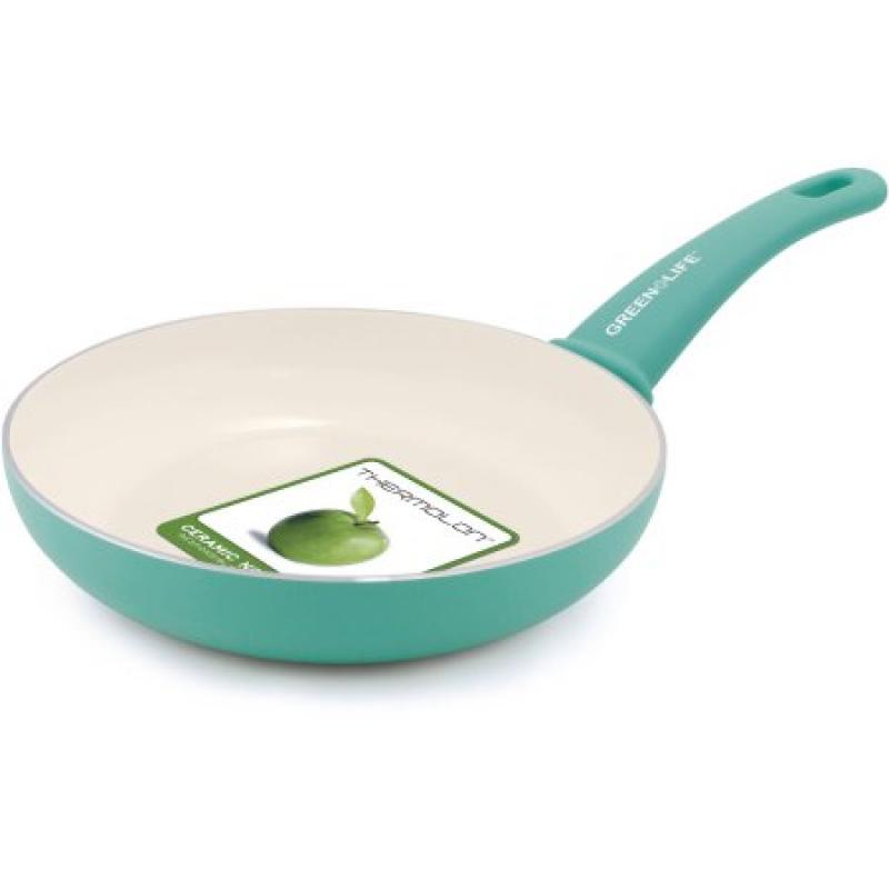 GreenLife Soft Grip 8" Healthy Ceramic Non-Stick Open Frypan