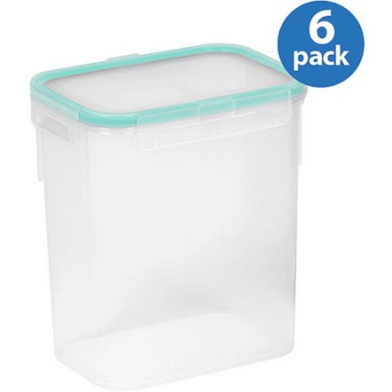 Snapware Airtight 7.3-Cup Rectangle Food Storage Container, 6-Pack