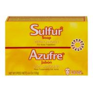 Grisi Sulfur Soap with Lanolin For Acne Treatment, 4.4 OZ