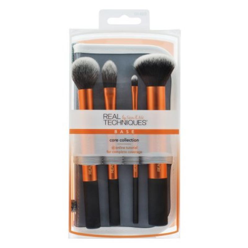 Real Techniques Core Collection Brush Set with 2-in-1 Case + Stand