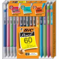 BIC® Xtra-Sparkle Mechanical Pencil, 0.7mm, Assorted Color Barrels, 24pk.