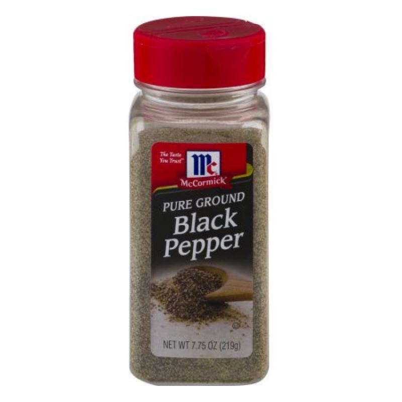 McCormick Pure Ground Black Pepper, 7.75 oz