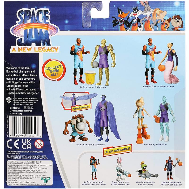 Space Jam: A New Legacy Season 1 Buddy Figure 2 Pack- Taz & The Brow