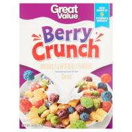 Great Value Berry Crunch Cereal, 26 oz