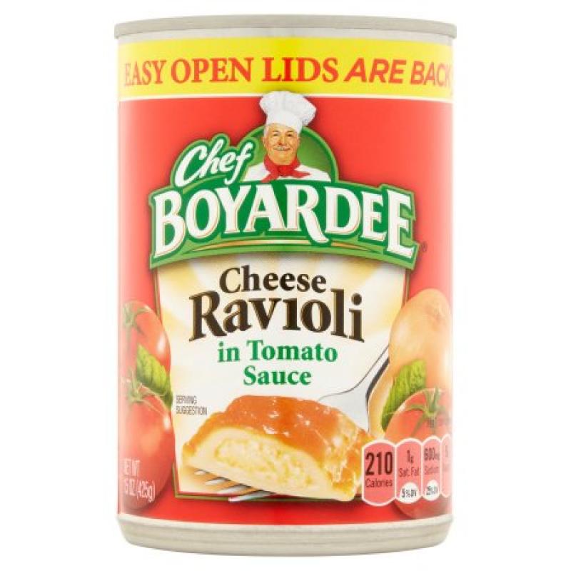 Chef Boyardee Cheese Ravioli in Tomato Sauce, 15 oz