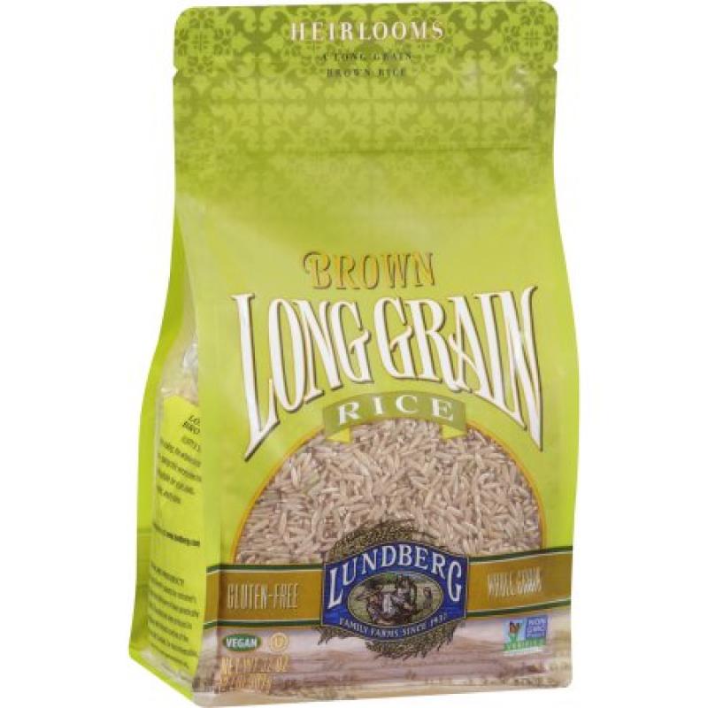 Lundberg Family Farms Long Grain Brown Rice, 32 oz (Pack of 6)