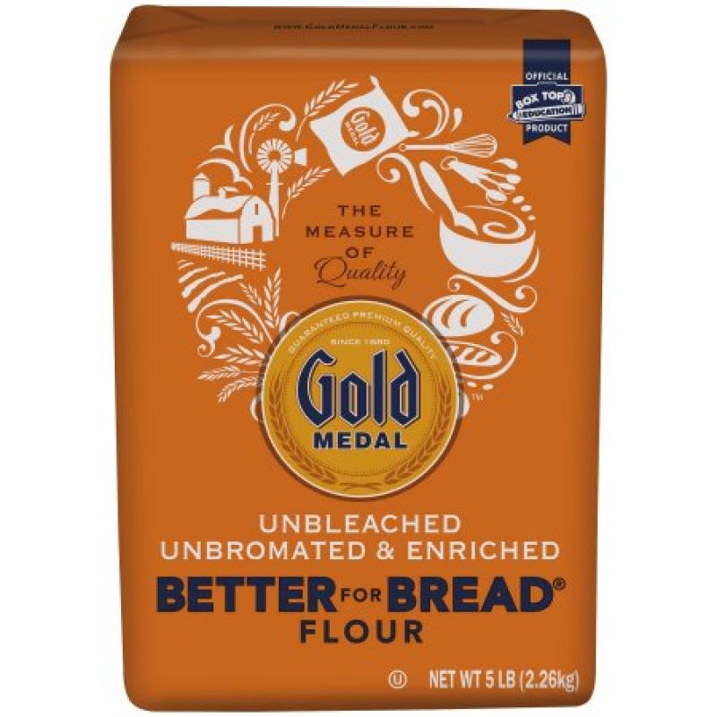 Gold Medal® Unbleached Bread Flour 5.0 lb Bag