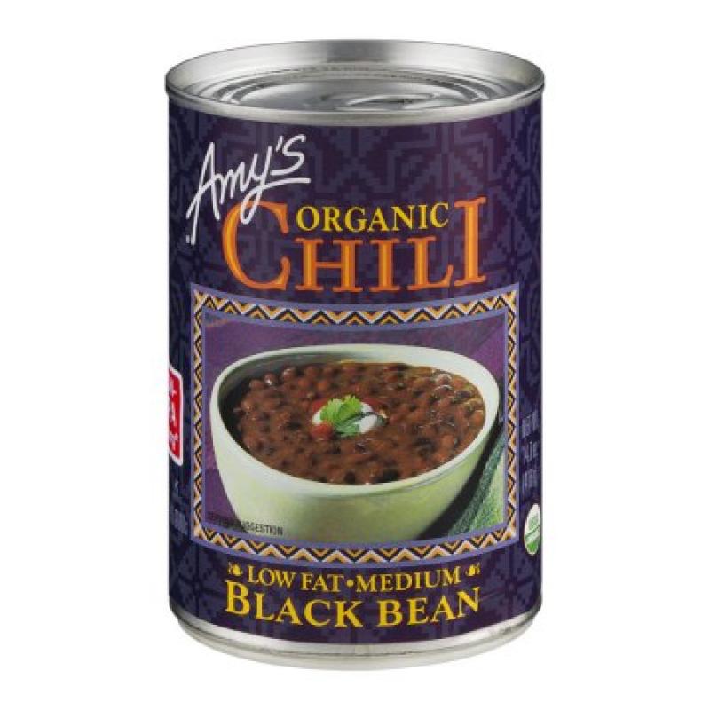 Amy&#039;s Organic Chili Black Bean Low Fat Medium, 14.7 OZ