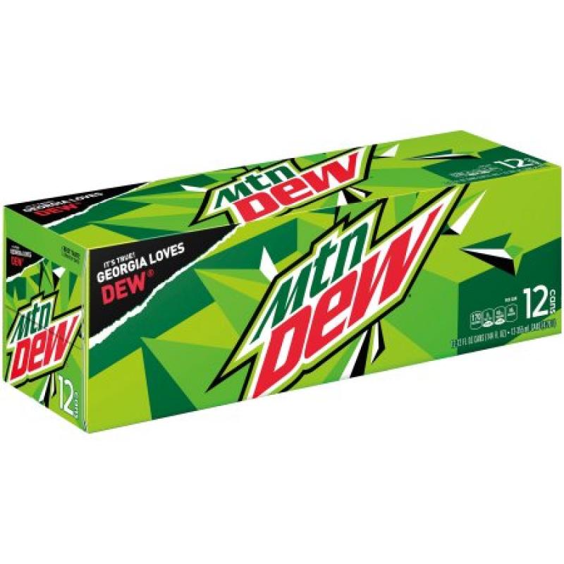 Mountain Dew Original Soda, 12 Fl Oz, 12 Count