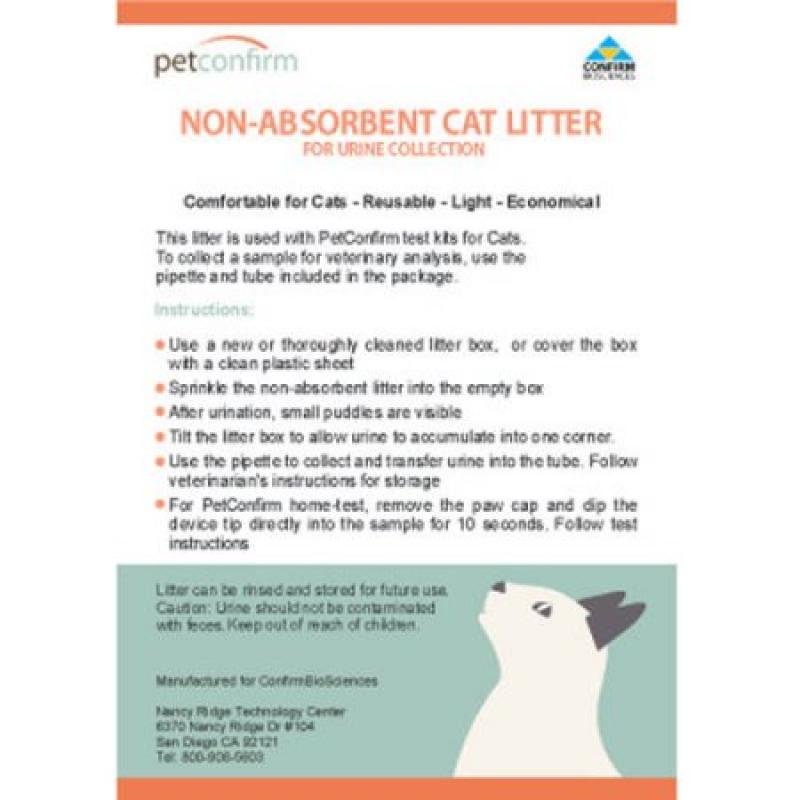Petconfirm Absorbent Reusable Cat Litter For Urine Collection