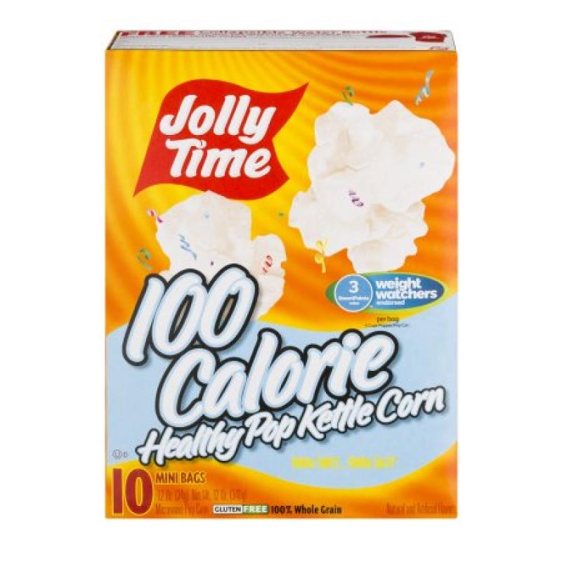Jolly Time 100 Calorie Healthy Pop Kettle Corn, 10 count, 12 oz
